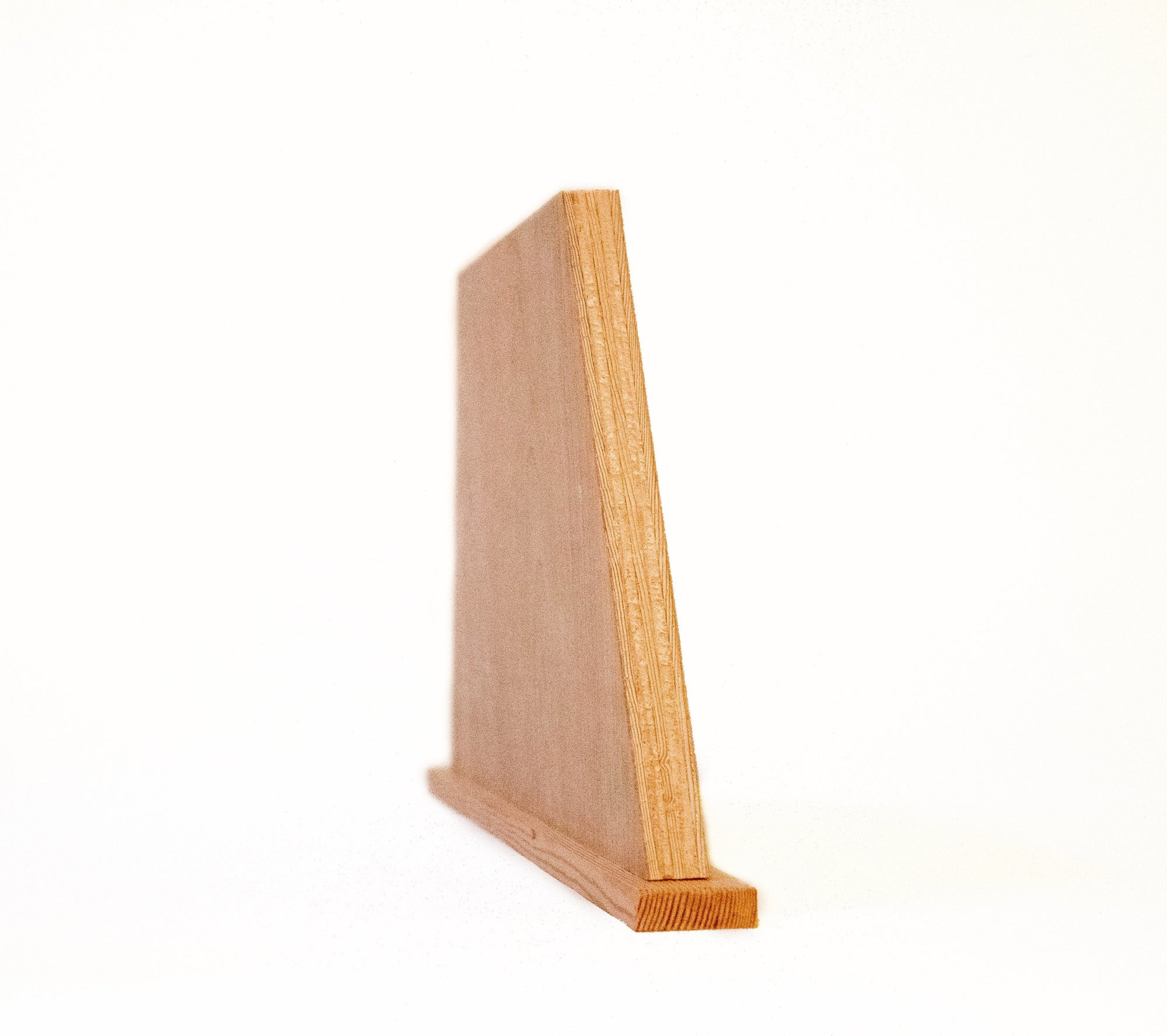 side view of top bar hive divider board