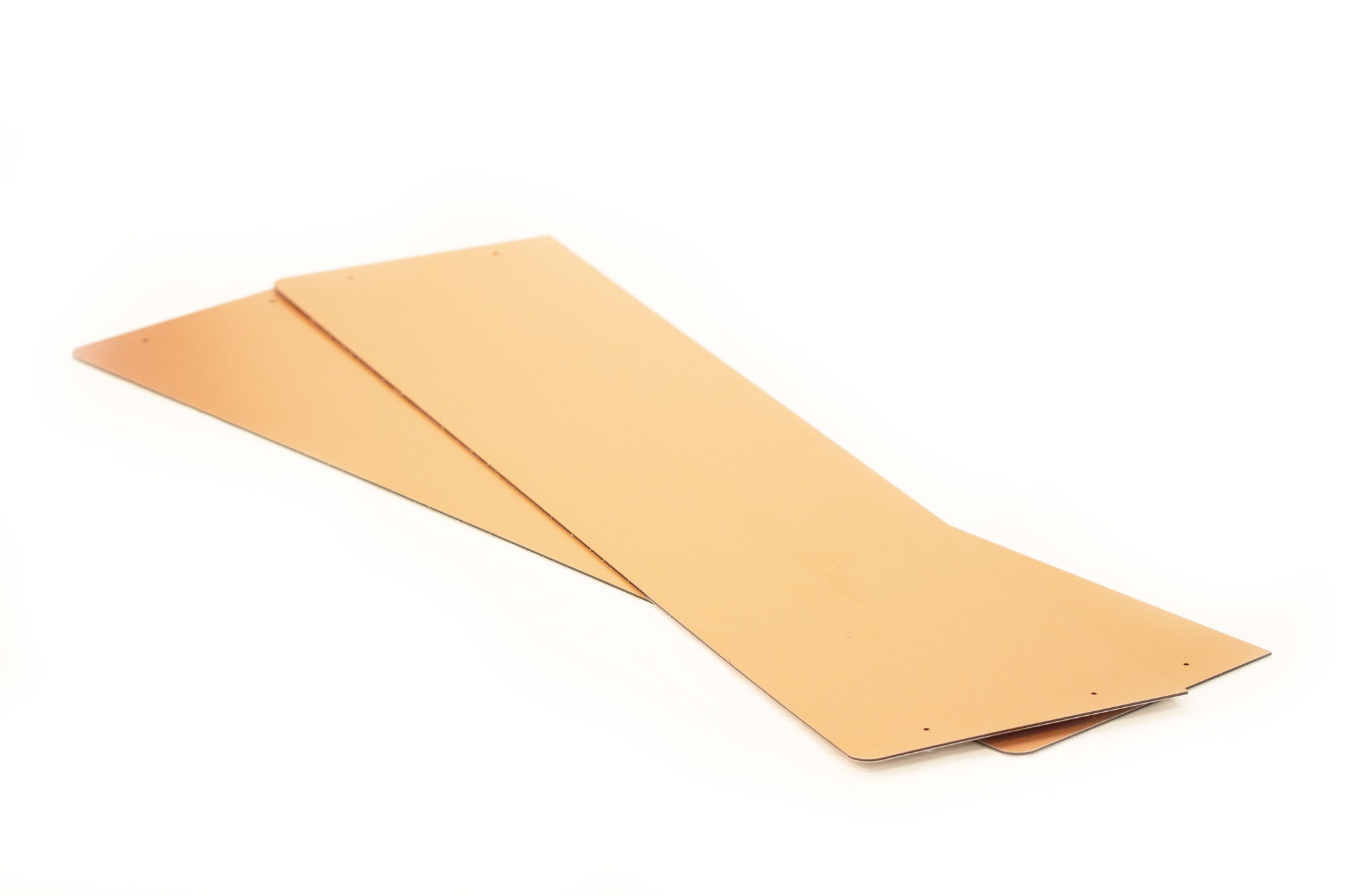 Copper panels for Top Bar Hive roof