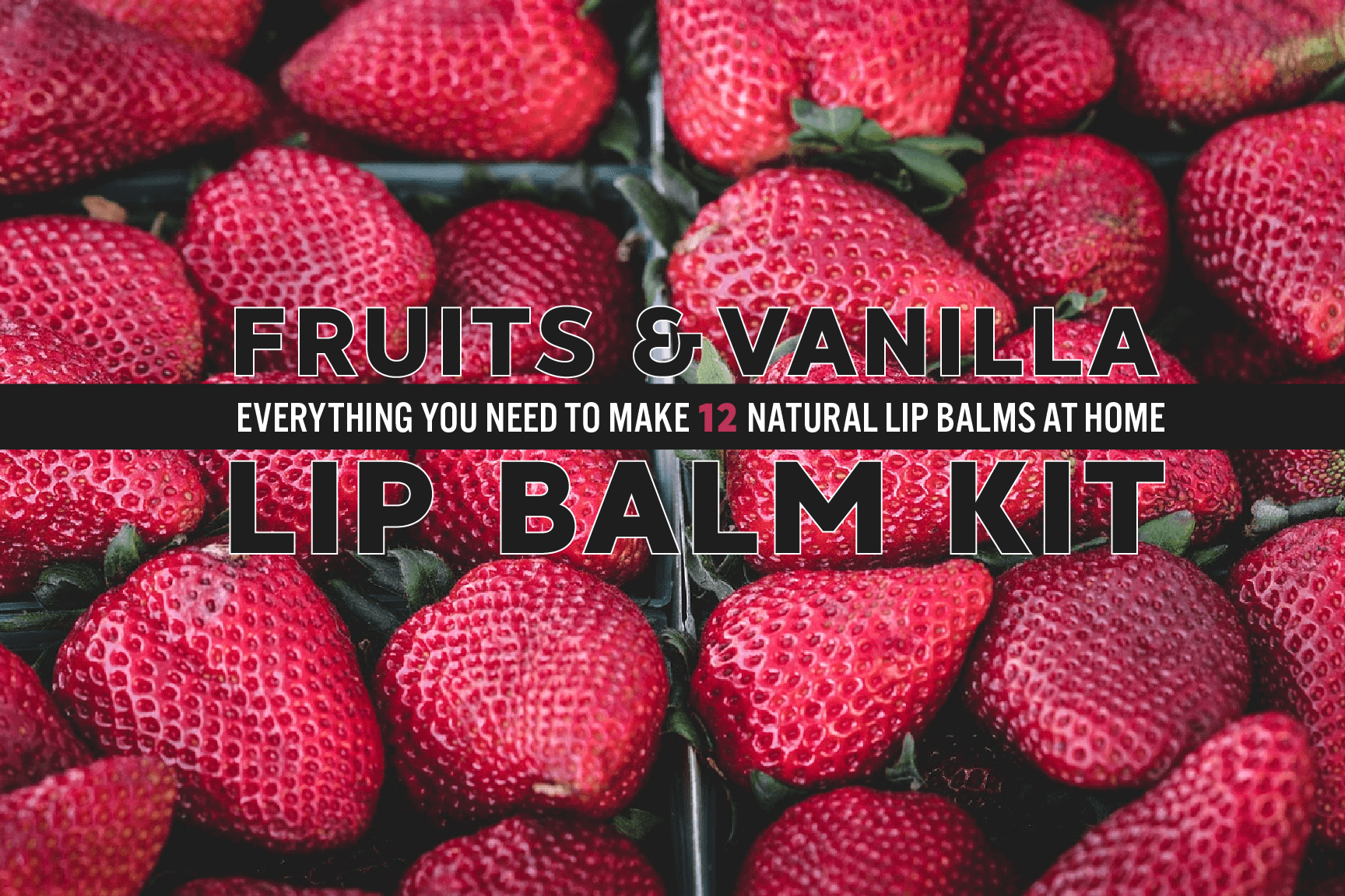 fruits and vanilla lip balm kit