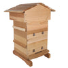 warre hive with windows made from western red ceder