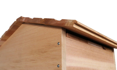 warre hive peaked roof made from western red ceder