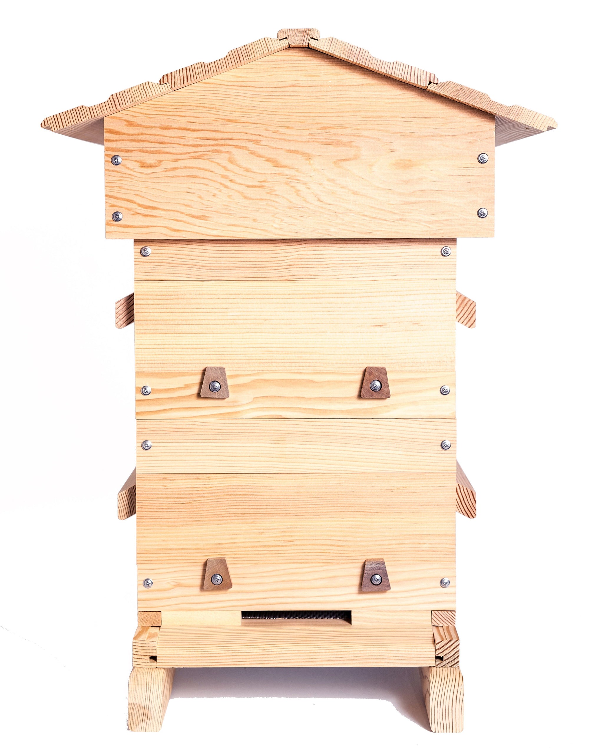 Douglas fir Warre hive with windows