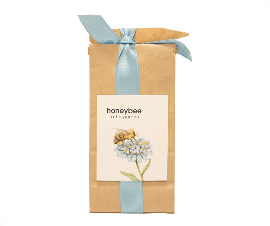 image of honeybee scatter garden