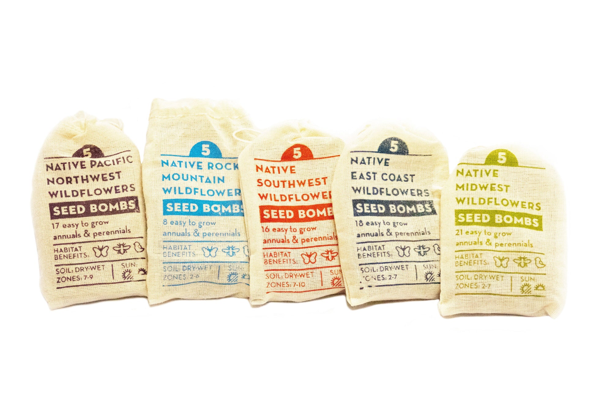 all seed bomb regional varieties