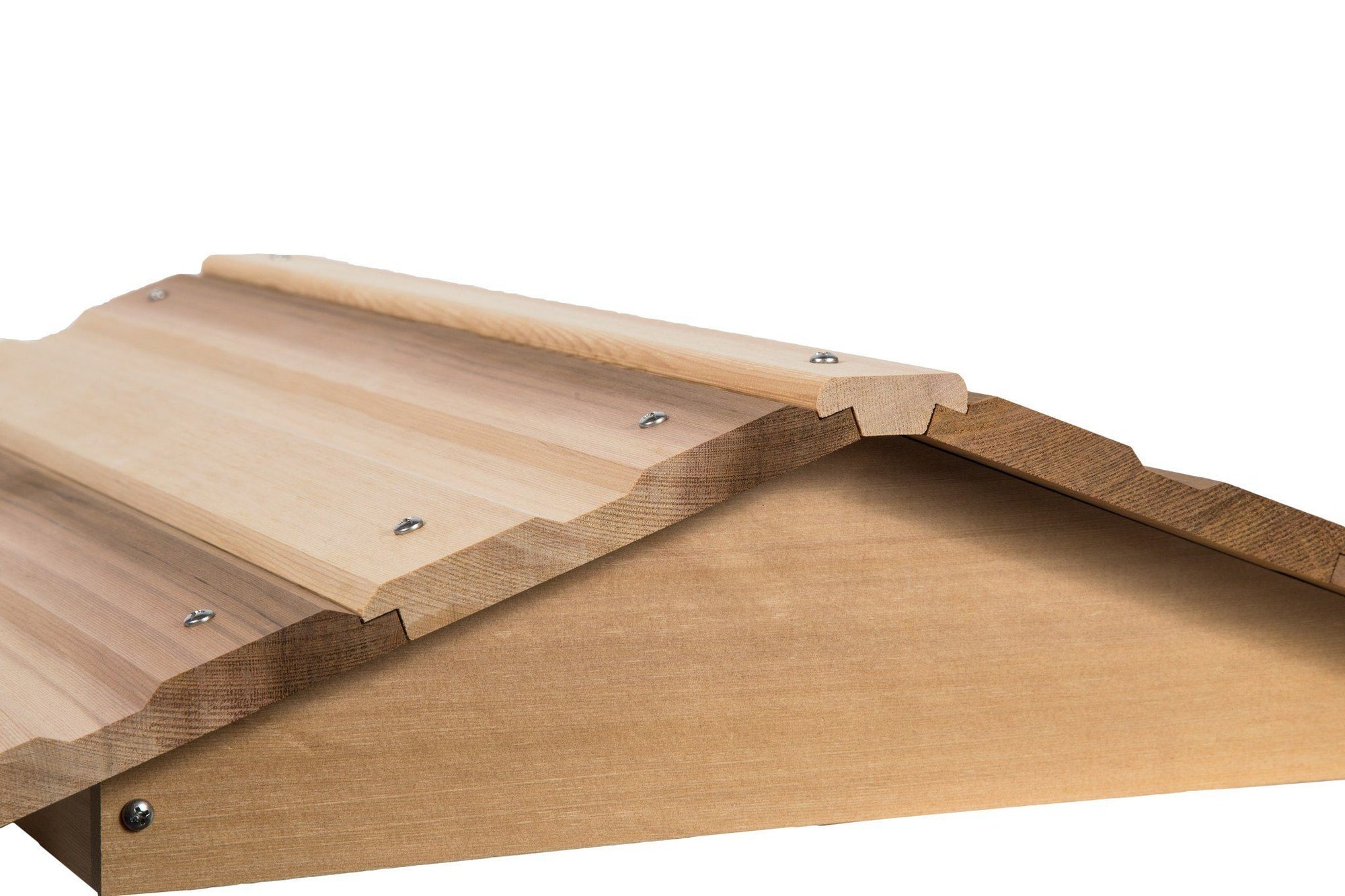 langstroth hive peaked roof made from western red ceder