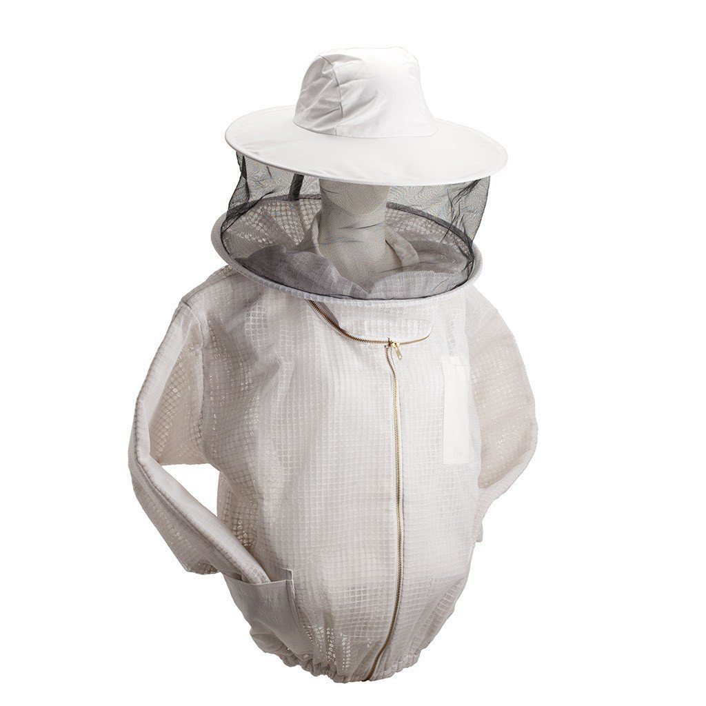 Ventilated jacket with hat and veil