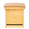 A Standard beehive with two medium boxes and a composite roof
