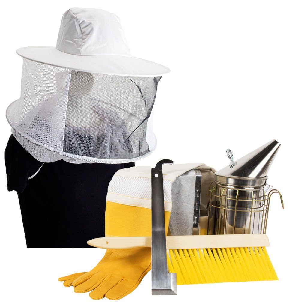 Beekeeping starter kit with hat and veil